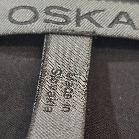 OSKA Black Long Sleeve Dress with Pocket Size 1 Lagenlook - Picture 6 of 12